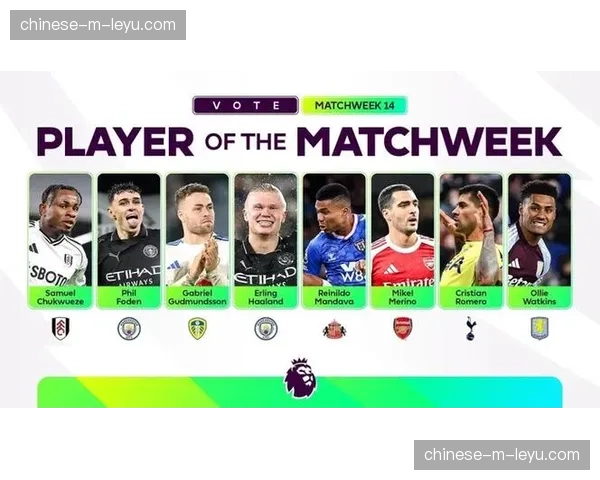 英超官方公布四月最佳球员候选：福登、萨卡、帕尔默在列
